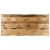 VidaXL Blat de masă contur natural 140x60x3,8 cm lemn masiv mango brut 370697