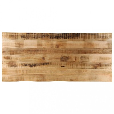 vidaXL Blat de masă contur natural 140x60x3,8 cm lemn masiv mango brut 370697 foto