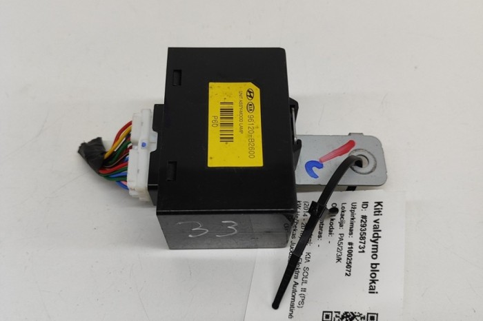 Modul de control far KIA SOUL II PS 2016 OEM: 96120-B2600 | 29358731