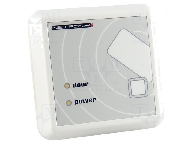 Cititor RFID 125kHz RS485 Alb 82x82x22mm