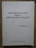 Selezione di testi della litteratura italiana