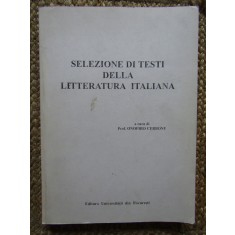 Selezione di testi della litteratura italiana