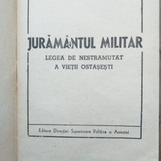 JURAMANTUL MILITAR, carte propaganda R.P.R.