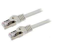Patch cord S/FTP 6a s&acirc;rmă Cu LSZH gri 35m