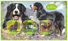 GABON 2020 - Fauna, Caini / set complet colita + bloc