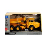 Camion cu basculanta si figurina, New Ray, Volvo A40D, 1:32