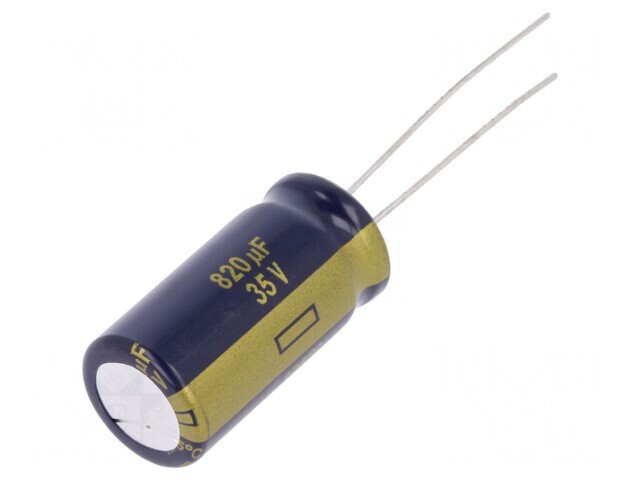 Condensator electrolitic low ESR 820uF 35V THT