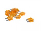 Set 10 Sigurante Auto cu LED 5A, Marime M (19mm), Indicare Ardere, Localizare Rapida Defectiuni