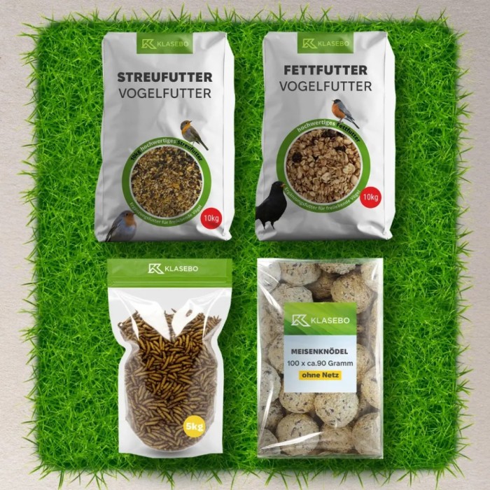 Set &#039;F&uuml;r alle Gefiederten&#039; - Vogelfutter , wildvogelfutter