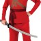 Costum de carnaval - Ninja Rosu PlayLearn Toys