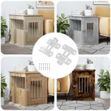 vidaXL Yale pentru ușă 2 pcs Argintiu 70 x 8 mm Oțel 864752