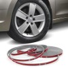 Inele de protectie si decor jante, adezive, din plastic flexibil &ndash; GRI