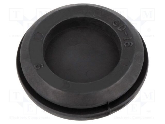 Manșon TRELLEBORG cu cap ad&acirc;ncit &Oslash;orif. mont: 60mm &Oslash;orif: 48mm negru