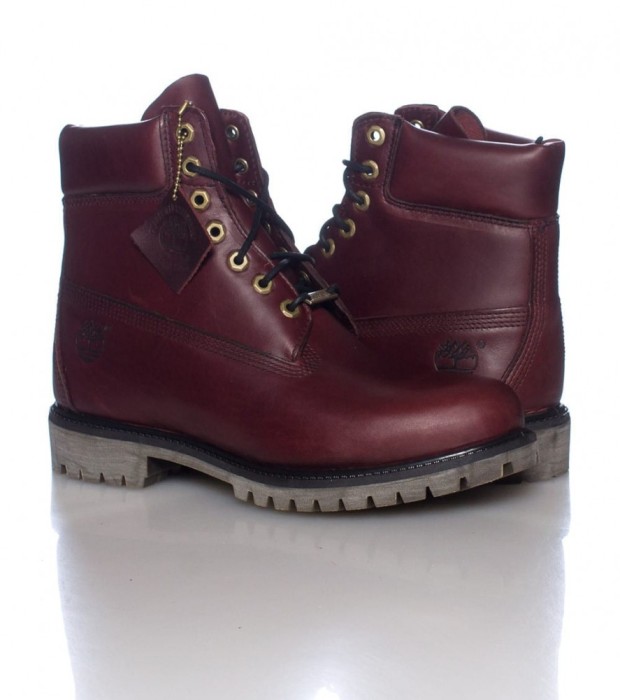Bocanci TIMBERLAND 6 inch premium originali piele waterproof burgundy 40/41/42/44
