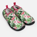 Papuci de apă și plajă cu model frunze tropicale, pentru femei, CMCLASS
