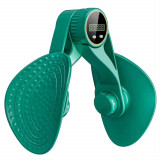 Dispozitiv de antrenat podeaua pelviana HAWIRE MTQ-208, solduri, picioare, coapse, fese, maini si spate, postpartum, Afisaj digital, Verde
