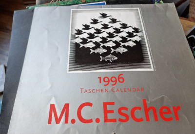 Taschen calendar 1996, M.C. Escher foto