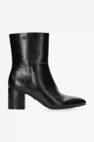Mexx botine PAM MILA culoarea negru, cu toc drept, izolare usoara, MI001700453W
