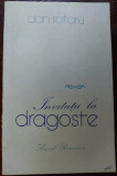 DAN ROTARU - INVITATII LA DRAGOSTE (VERSURI, editia princeps 1985)