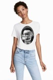 Tricou dama alb - Dali - The Watcher - L, THEICONIC