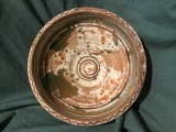 Arta si Traditie - Farfurie / Blid / Strachina / Castron de Horezu jud Valcea ceramica utilitara mijlocul sec XX !