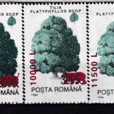 2000 Specii forestiere 1994 supratipar LP1534 MNH Pret 3,5+1 lei/serie