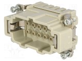 Conector HDC inserturi de contact tată Han E&reg; PIN 10 10 PE HARTING