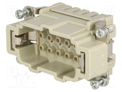Conector HDC inserturi de contact tată Han E&amp;reg; PIN 10 10 PE HARTING foto