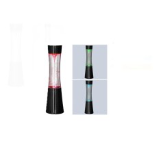 Lampa LED USB cu efect de vartej, 7 culori, neagra