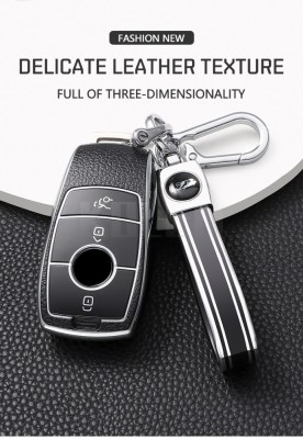 Husa de protectie premium pentru cheie auto Mercedes Benz, Cover Key, Argintiu foto