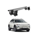 Cumpara ieftin Bare transversale portbagaj auto aluminiu compatibile plafon neted Hyundai Kona Electric 2018- argintii sau negre
