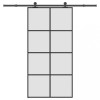 VidaXL Ușă glisantă cu set feronerie 102,5x205 cm sticlă ESG/aluminiu 3332904