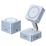 Incarcator Retea Wireless UGREEN W752 2in1, 35W, 1.67A, 1 x USB-C, Albastru