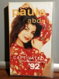 Caseta VHS Originala cu PAULA ABDUL - CAPTIVATED (1991/VIRGIN/GERMANY) - ca Noua, Alte tipuri suport muzica, Dance, virgin records