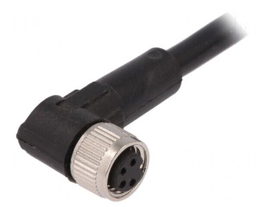 Cablu de Conectare M8 4 PIN la Unghi 5m PVC 60VAC 4A foto