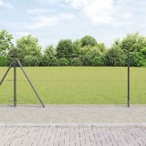 &Icirc;mprejmuire Hexagonală Gri 0.8x25 m Oțel