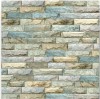 Set 5 x Placi de tapet 3D, autoadeziv/autocolant, spuma moale, design modern, pentru interior, usor de curatat, rezistent la apa, dimensiuni 70 cm x 7