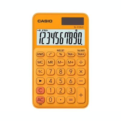 Calculator portabil Casio SL-310UC 10 digits Portocaliu foto