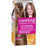 Vopsea de par semi-permanenta fara amoniac Casting Creme Gloss 700 Blonde, 180ml, L&#039;Oreal Paris