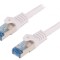 Patch cord S/FTP Cat6a LSZH alb 5m aurit