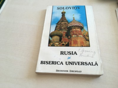 VLADIMIR SOLOVIOV, RUSIA SI BISERICA UNIVERSALA foto