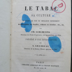 Traité élémentaire de la culture du tabac en France - J. M. SARRAZIN, Paris 1811