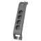Prelungitor cu protectie 4 prize 2m gri PHILIPS SPN3140A