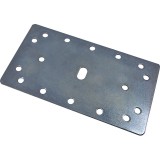 Cumpara ieftin Placuta metalica dreapta pentru grinda, 86 x 156 x 2 mm, 10 buc / set