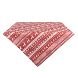 Fata masa Craciun bumbac crem rosu Reni 100x100 cm