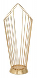 Suport pentru umbrele Rack Glam, Mauro Ferretti, 25.5x18.5x60 cm, fier, auriu