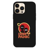 Husa compatibila cu Apple iPhone 11 Pro Max model Don&amp;#039;t Panic Morty, Silicon, TPU, Viceversa, Transparent, Carcasa