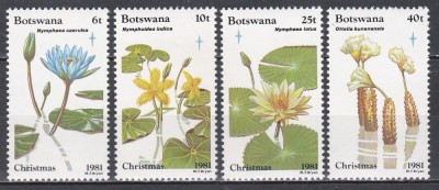 Botswana 1981 - Flori, MNH foto