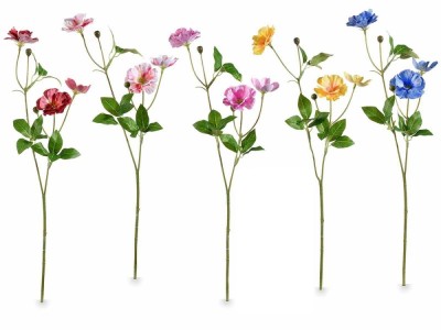 Set 5 flori artificiale multicolore 46 cm foto