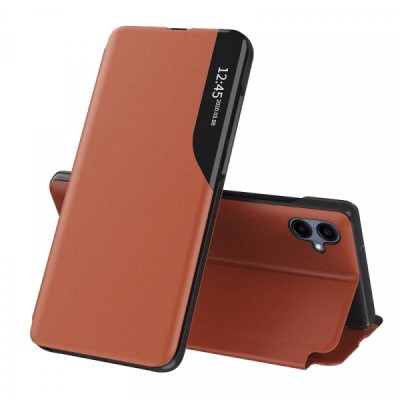 Husa pentru Samsung Galaxy A06 A065, Techsuit, eFold, Portocalie foto